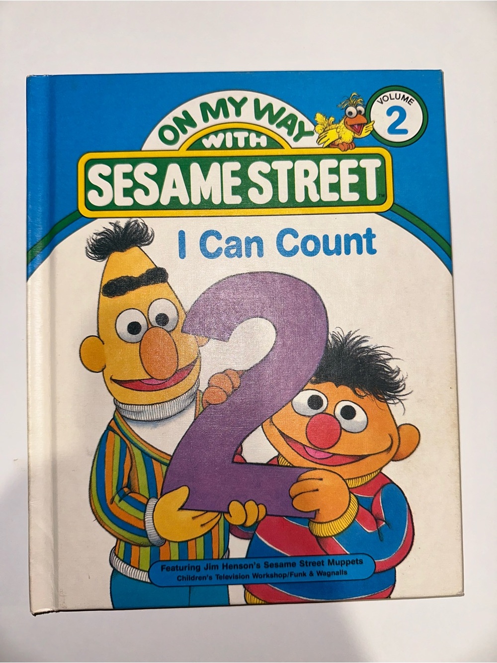Vintage 1989 On My Way with Sesame Street Volume 2 I Can Count Book
